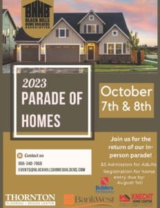 2022 Parade of Homes advertisement