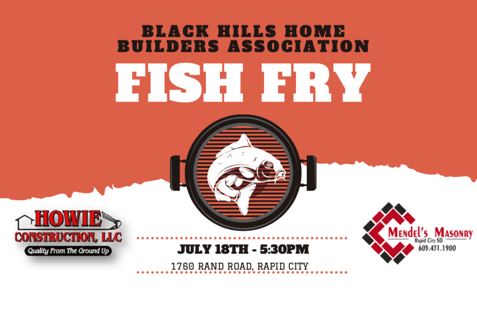 Horizontal Fish Fry monthly social event flyer