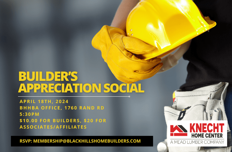 Builder's Appreciation Social April 18th 2024