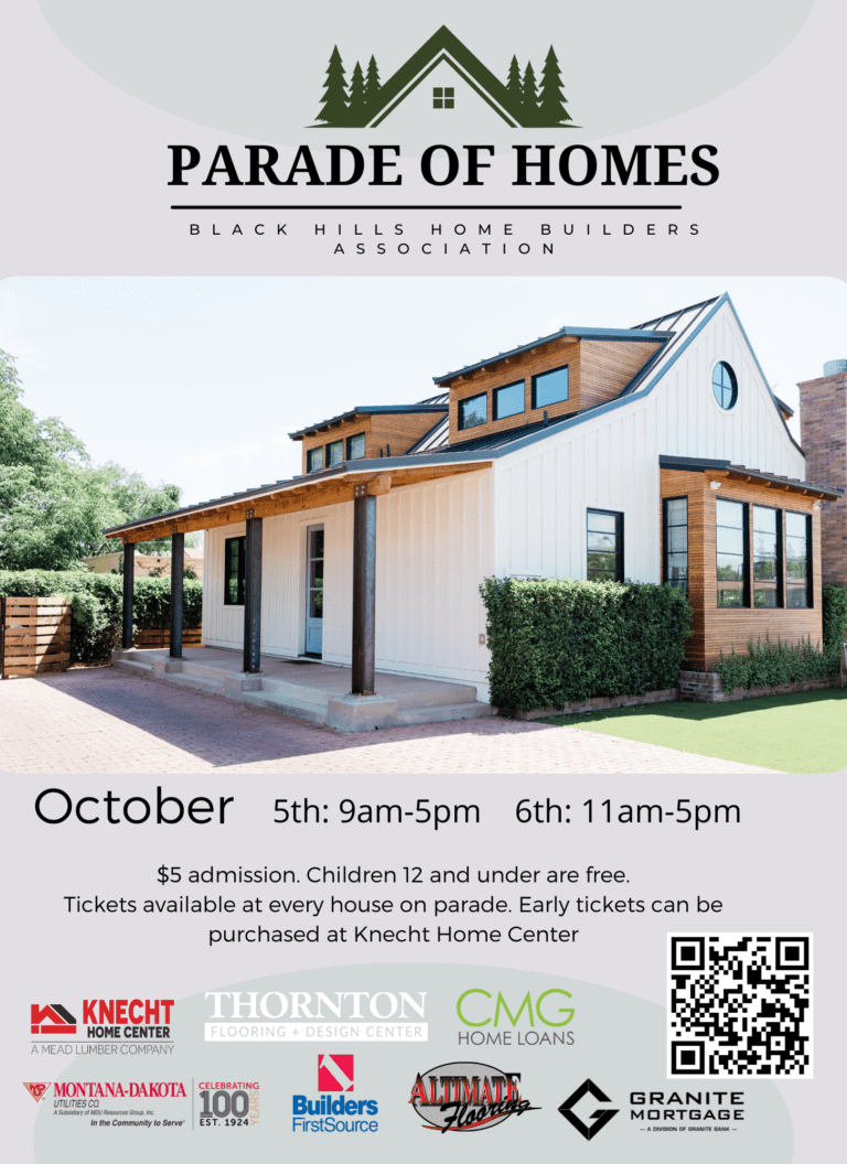 Parade of Homes October 5th 9am-5pm October 6th 11am-5pm
