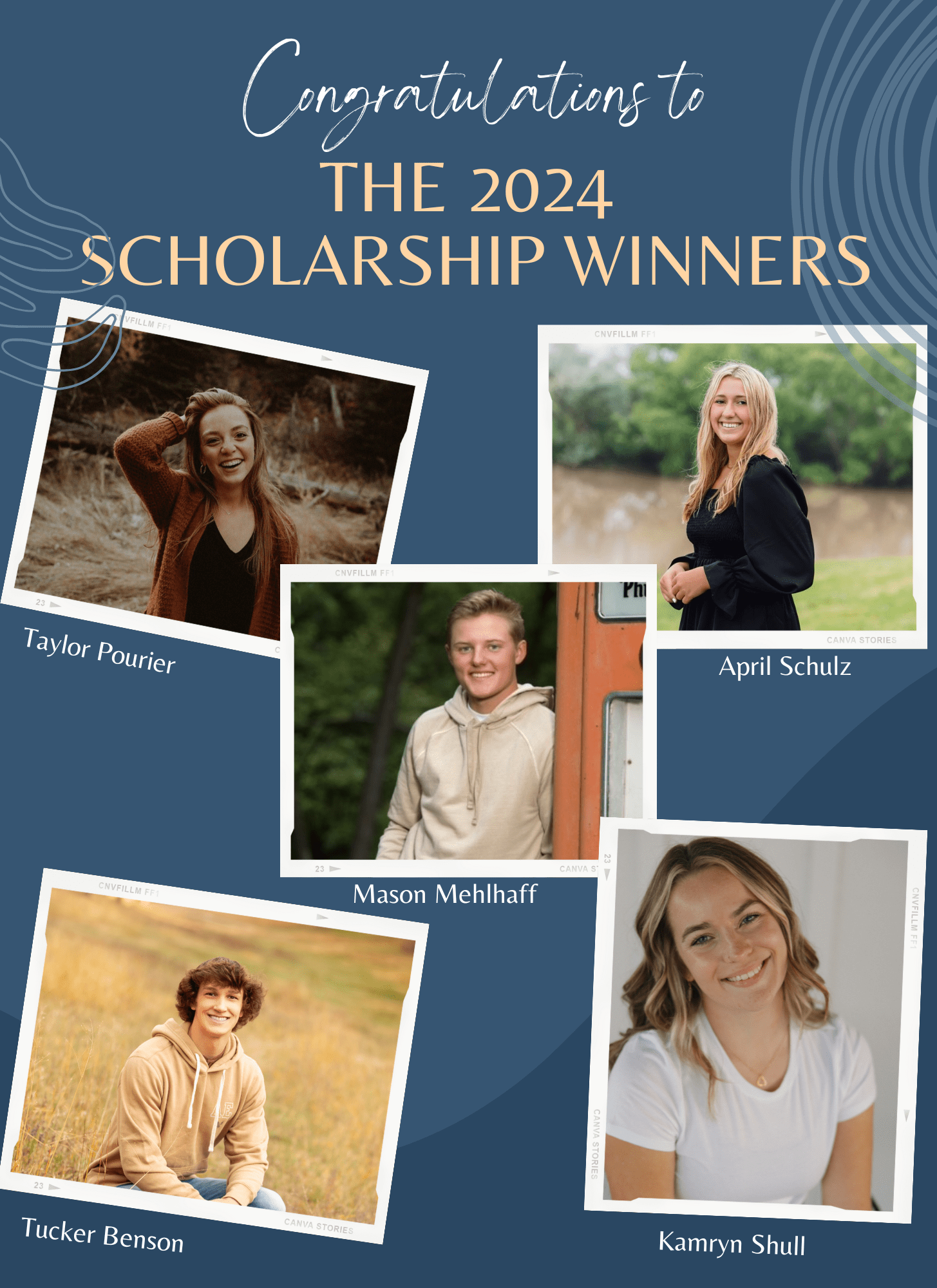 Scholarship Winners Left Poster