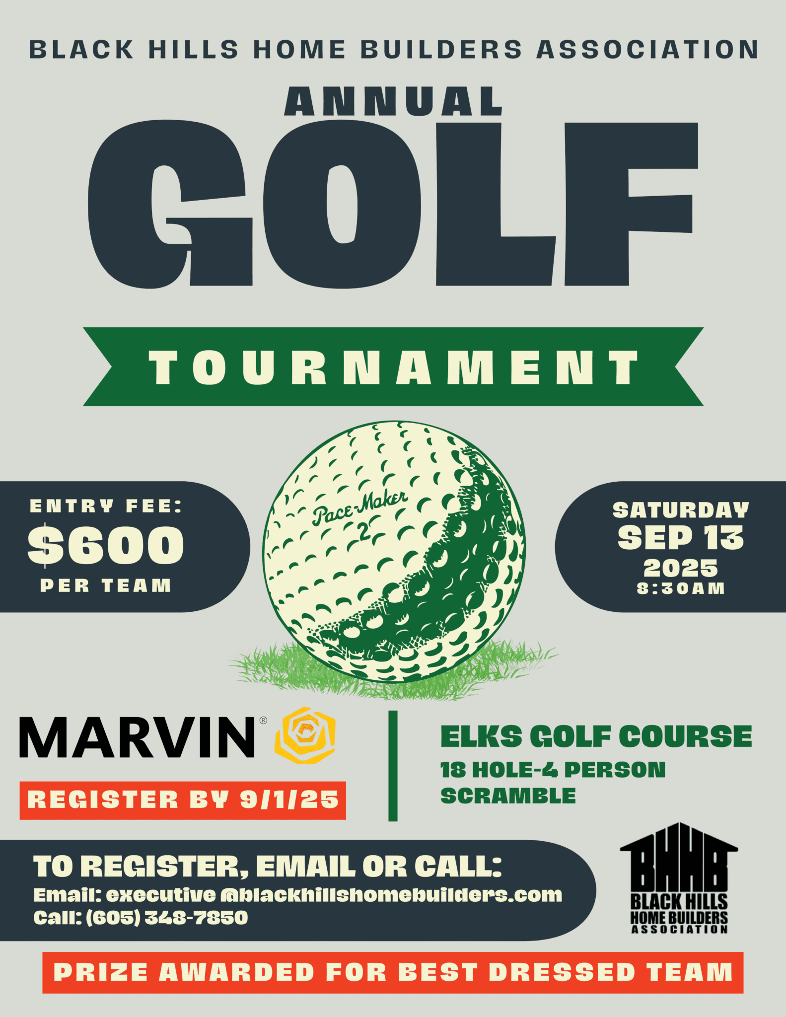 2025 Golf Tournament Poster