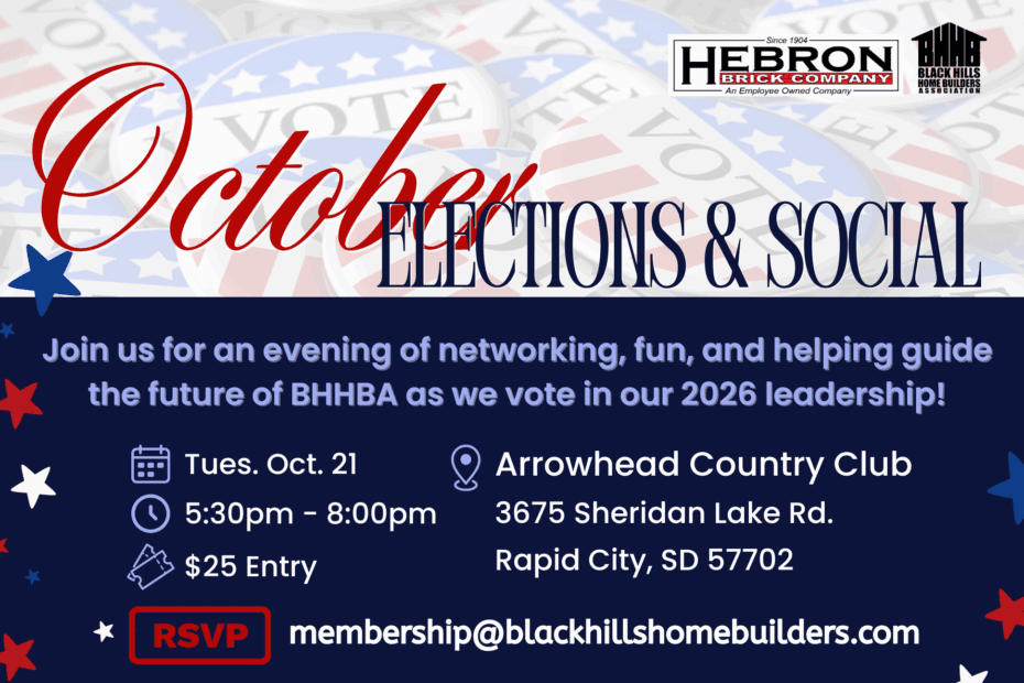 October 21st Elections and Social BHHBA Info