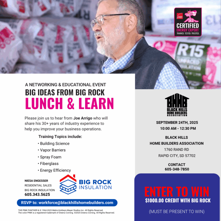 big rock insulation lunch & learn