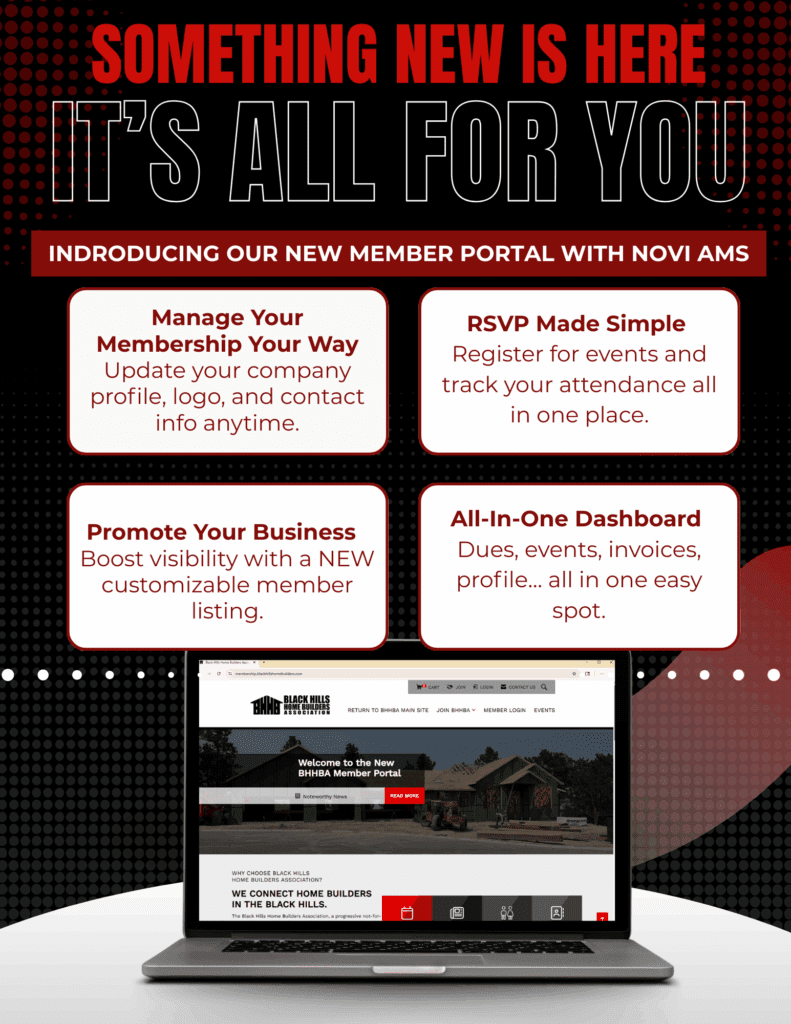 Flyer for NOVI AMS Membership Portal